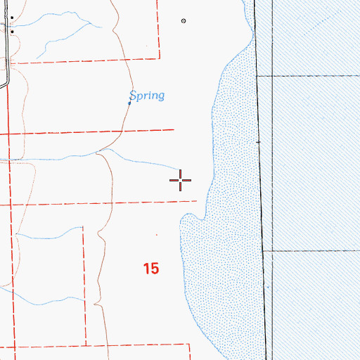 Topographic Map of North Deep Creek, CA