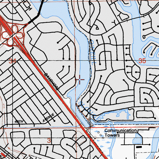 Topographic Map of O'Neal Slough, CA