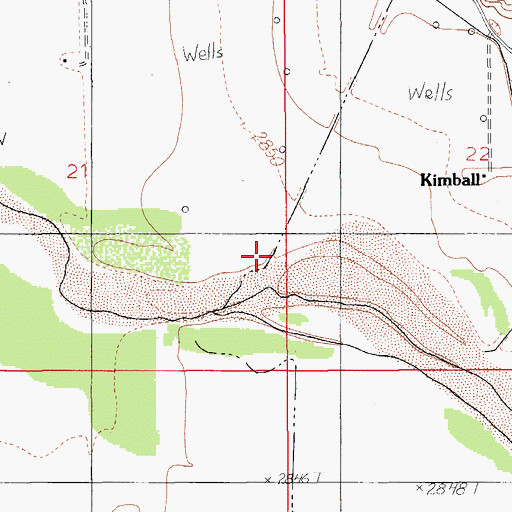 Topographic Map of Butler Wash, AZ