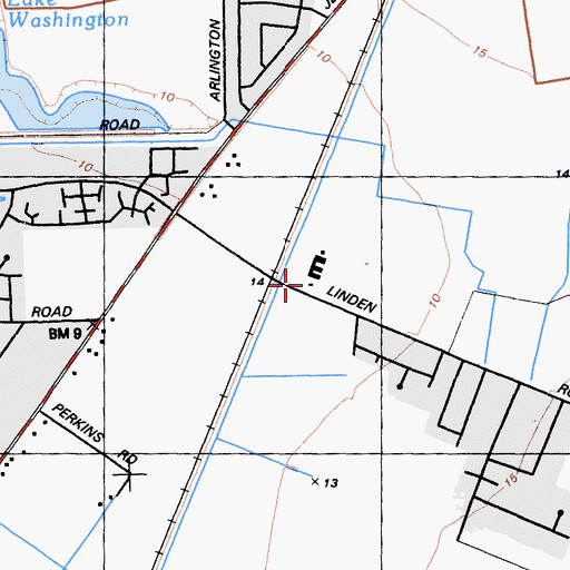 Topographic Map of Our Lady of Grace School, CA