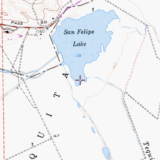 Topographic Map of Pacheco Creek, CA