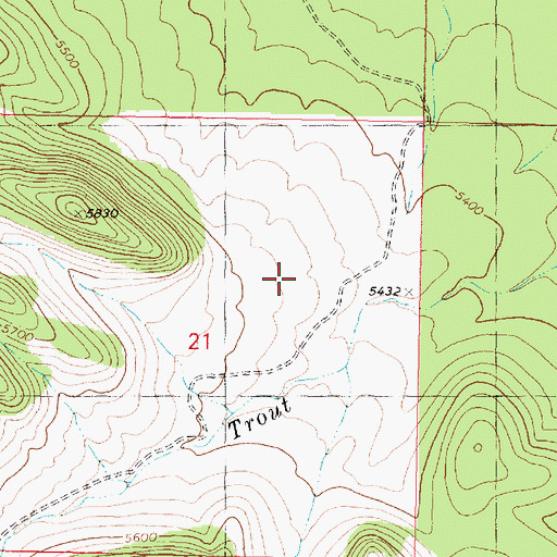 Topographic Map of Jones Well, AZ