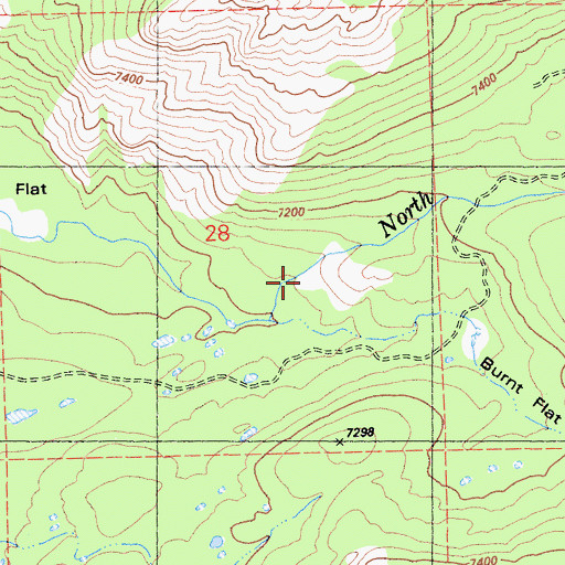 Topographic Map of Paradise Valley, CA