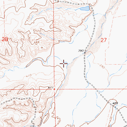 Topographic Map of Parker Creek, CA