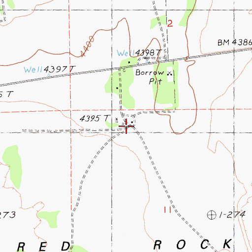 Topographic Map of Parsons Ranch, CA