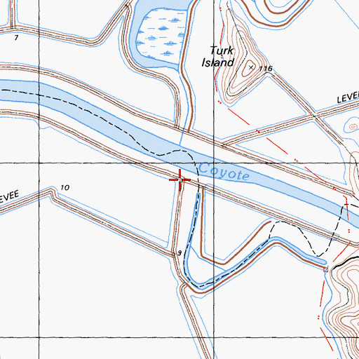 Topographic Map of Patterson Creek, CA