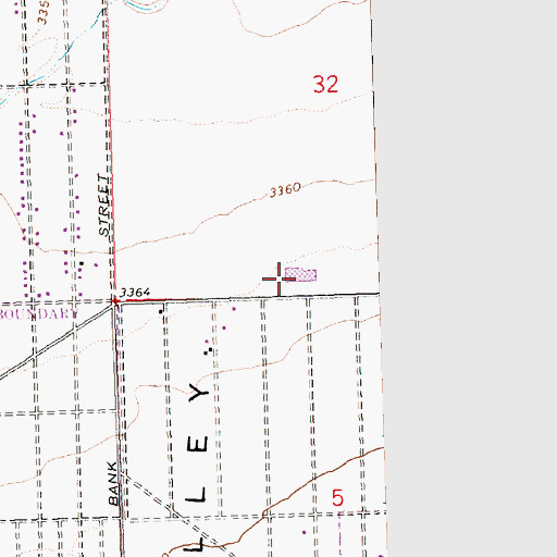 Topographic Map of La Senita Elementary School, AZ