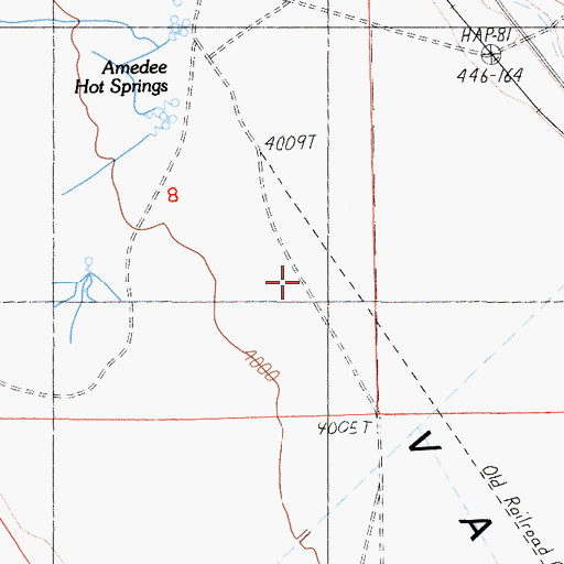 Topographic Map of Pearson Massacre, CA
