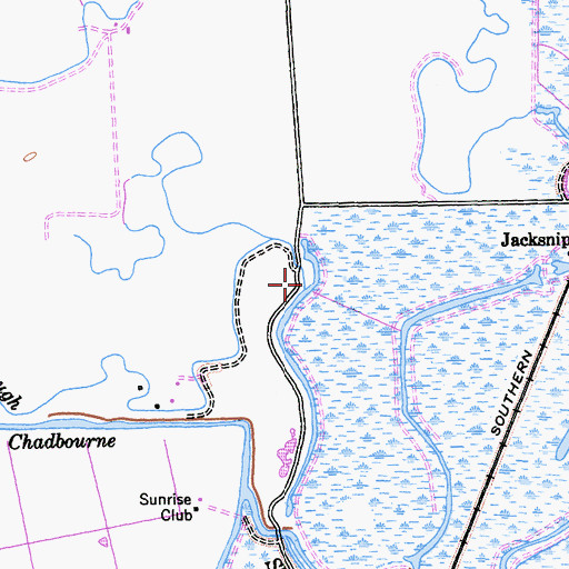 Topographic Map of Peltier Slough, CA