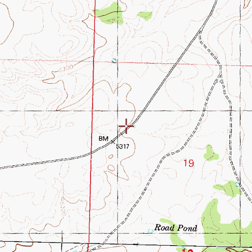 Topographic Map of Limestone Reservoir, AZ