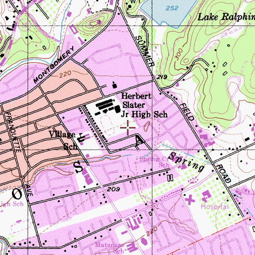 Topographic Map of Peters Springs, CA