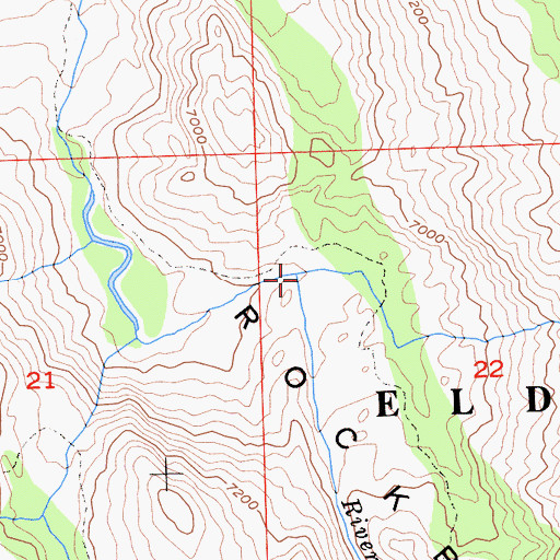 Topographic Map of Phipps Creek, CA