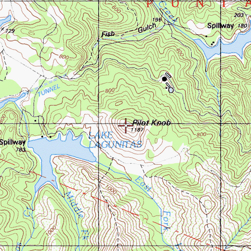 Topographic Map of Pilot Knob, CA