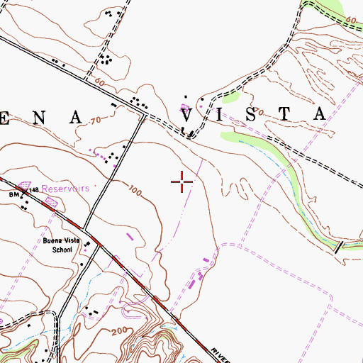 Topographic Map of Pine Canyon, CA