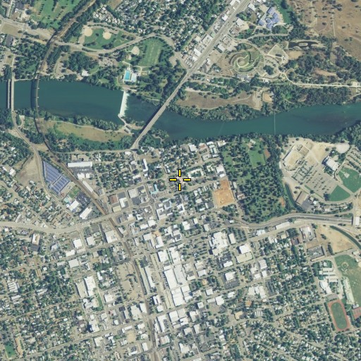 Aerial/Satellite Image of Pine School, CA