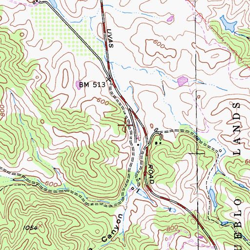 Topographic Map of Pine Tree Canyon, CA