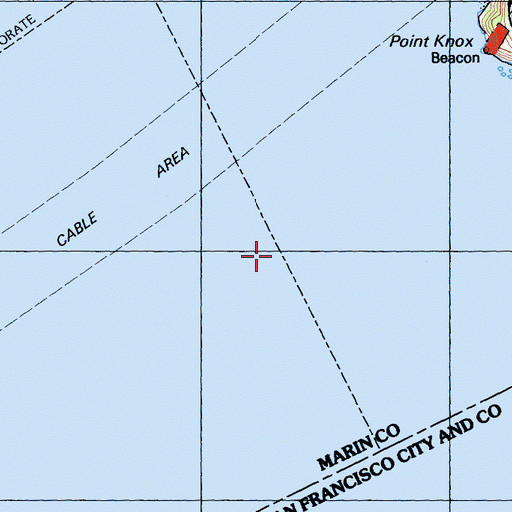 Topographic Map of Point Knox Shoal, CA