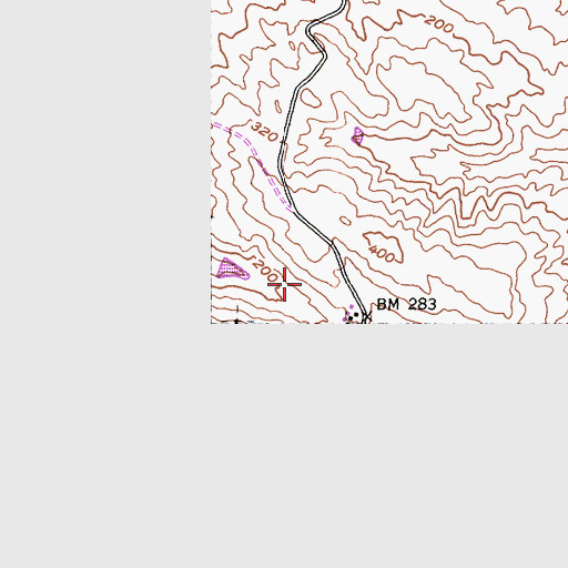 Topographic Map of Point Reyes, CA