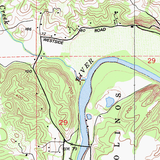 Topographic Map of Porter Creek, CA
