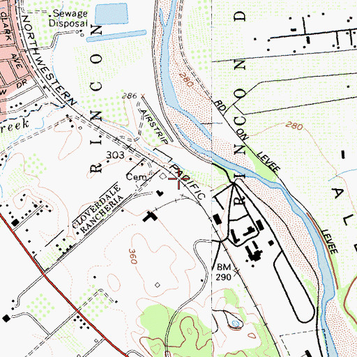 Topographic Map of Porterfield Creek, CA