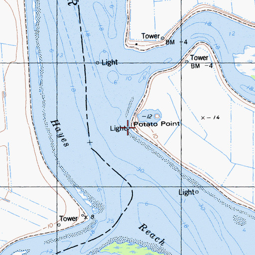 Topographic Map of Potato Point, CA