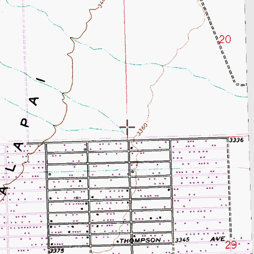 Topographic Map of Neal Butler Park, AZ