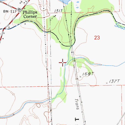 Topographic Map of Prairie Creek, CA