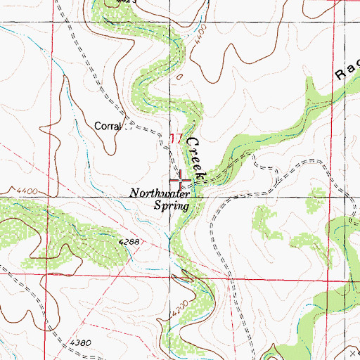 Topographic Map of Northwater Spring, AZ