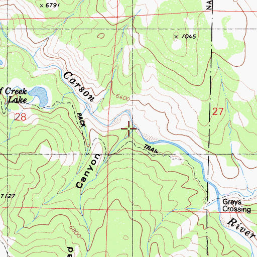 Topographic Map of Railroad Canyon, CA