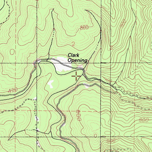 Topographic Map of Ramon Creek, CA