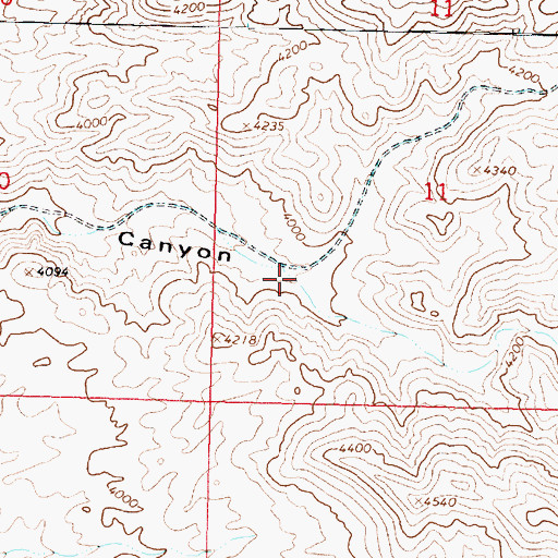 Topographic Map of Orhando Spring, AZ
