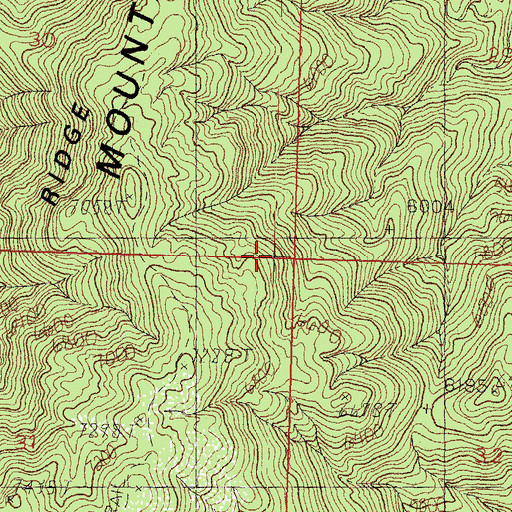 Topographic Map of Paiute Primitive Area, AZ