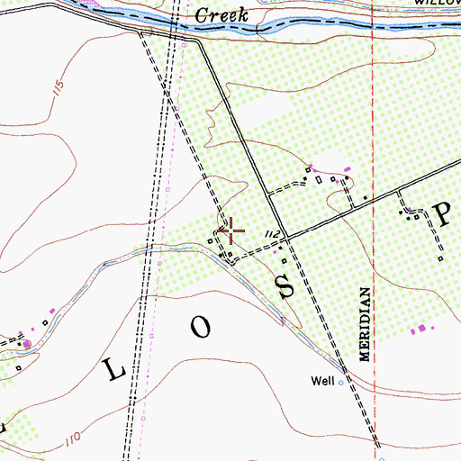 Topographic Map of Rio De Los Putos, CA