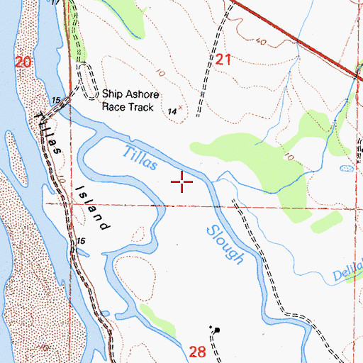 Topographic Map of Ritmer Creek, CA