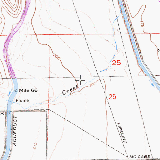 Topographic Map of Romero Creek, CA