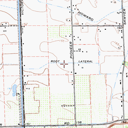 Topographic Map of Root Lateral, CA