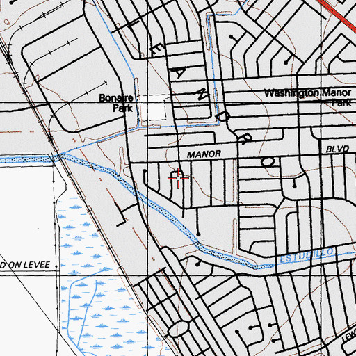 Topographic Map of Saint Felicitas Catholic School, CA