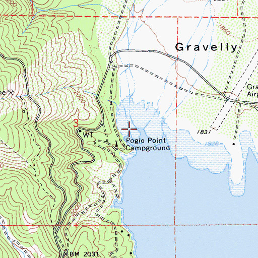 Topographic Map of Salmon Creek, CA