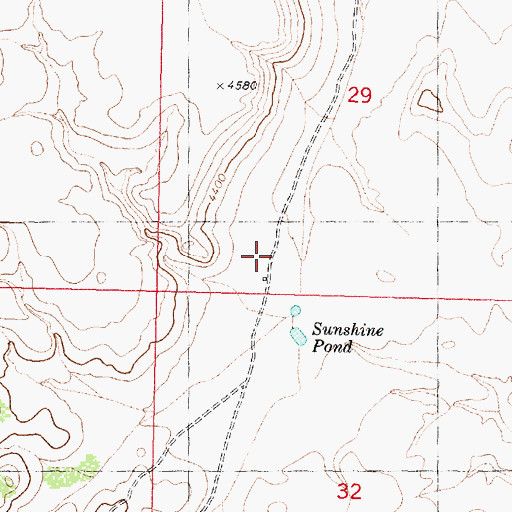 Topographic Map of Sunshine Trail, AZ