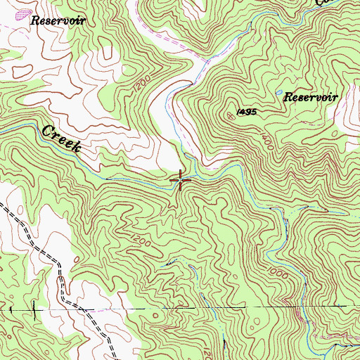 Topographic Map of San Felipe Valley, CA