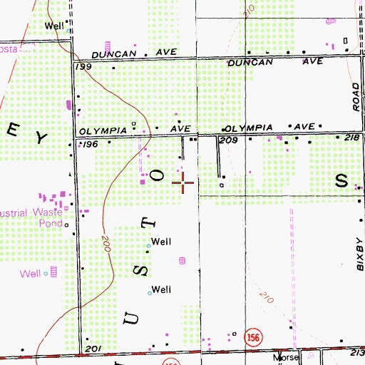 Topographic Map of San Juan Valley, CA