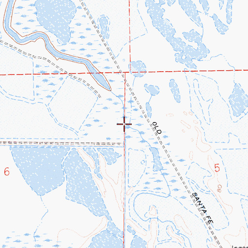 Topographic Map of San Luis Creek, CA