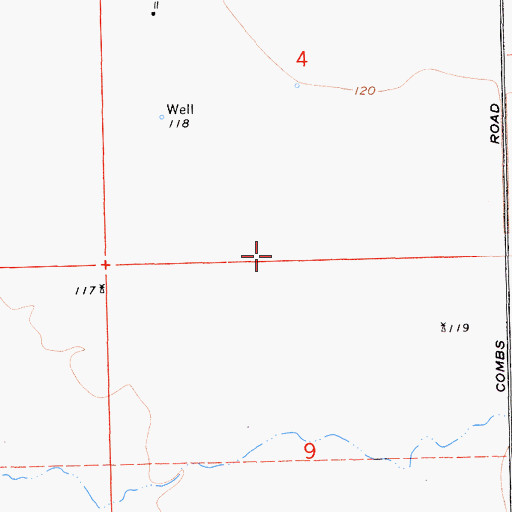 Topographic Map of Sandy Mush Country, CA