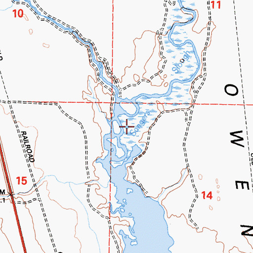 Topographic Map of Sangers Slough, CA