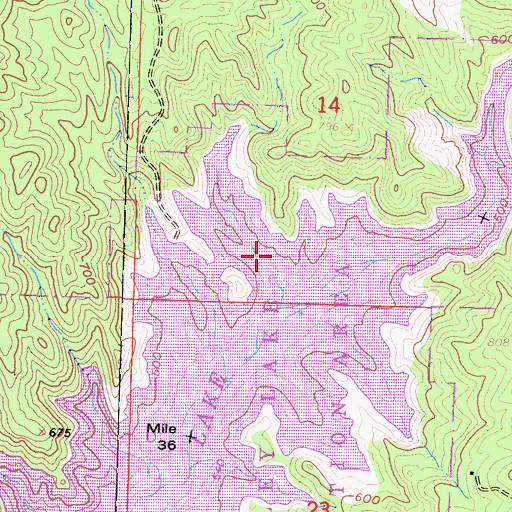 Topographic Map of Savage Monument (historical), CA