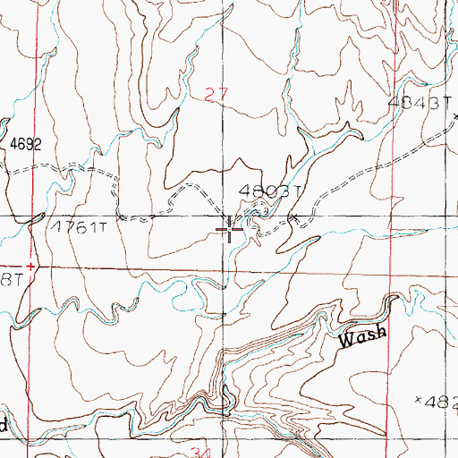 Topographic Map of Upper Lytle Spring, AZ