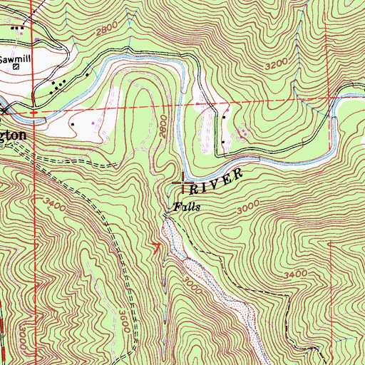 Topographic Map of Scotchman Creek, CA