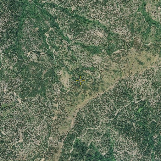 Aerial/Satellite Image of Scott Bar Mountains, CA