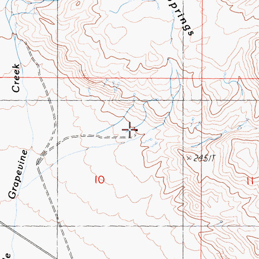 Topographic Map of Scottys Ranch, CA