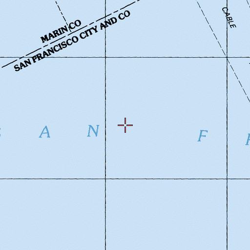 Topographic Map of Shag Rocks, CA